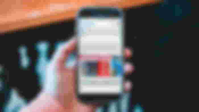 Facebook open on samsung device