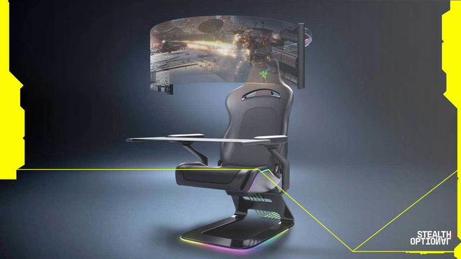 Razer reveals its most outlandish gaming chair yet, essentially a giant highchair