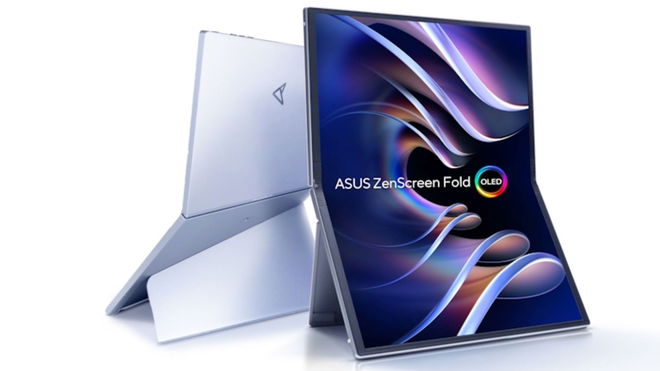 An image of the ASUS ZenScreen Fold OLED portable monitor