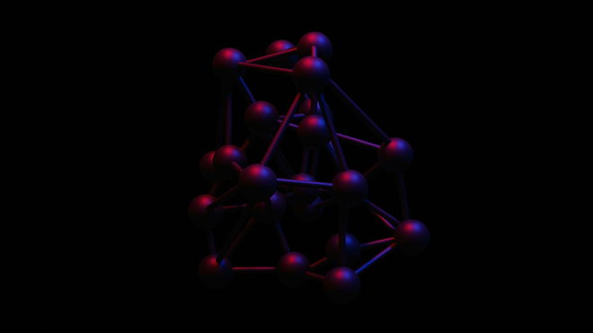 Network created in Blender