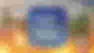 The age of empires mobile logo on fire