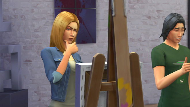 sims 5 images leak showing amazing building tools artist painting