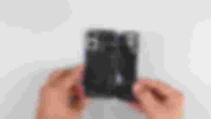 Opening the iPhone 16 from back