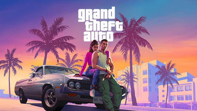 GTA 6 price - An image of characters Lucia and Jason from GTA VI