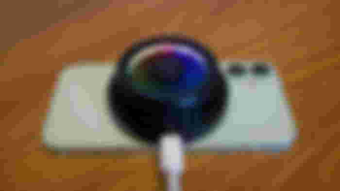 An image of a phone cooler fan attached to an iPhone - How to Check Phone Temperature