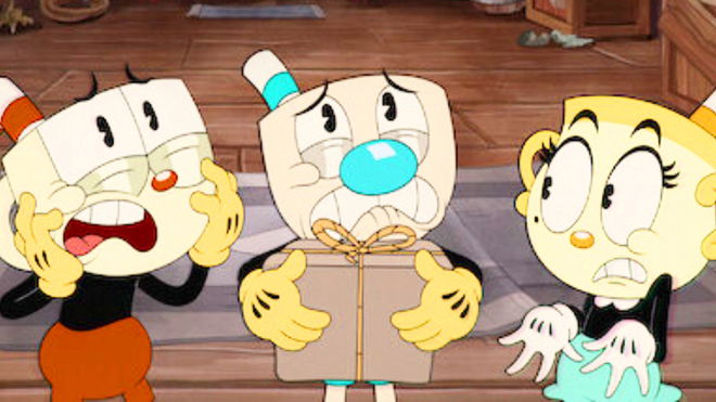 Iconic Unity game character Cuphead 