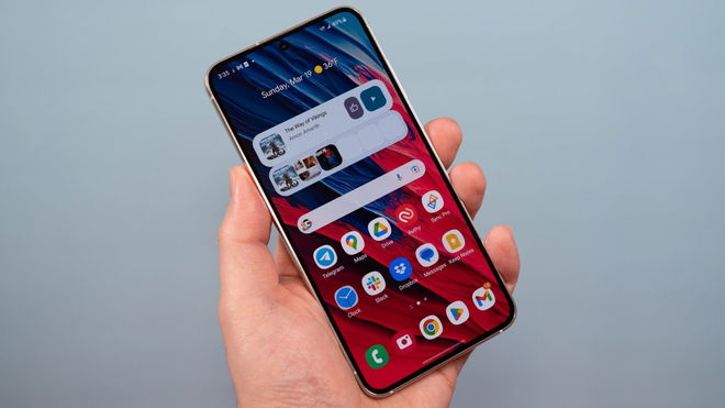 Best podcast apps for Android - An image of an Android phone