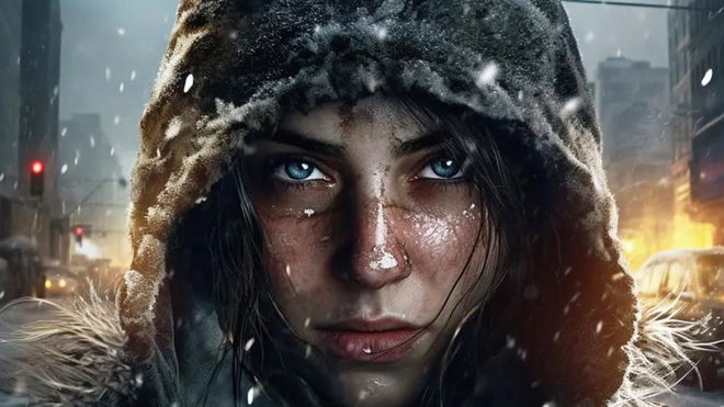 Hooded female character from The Day Before