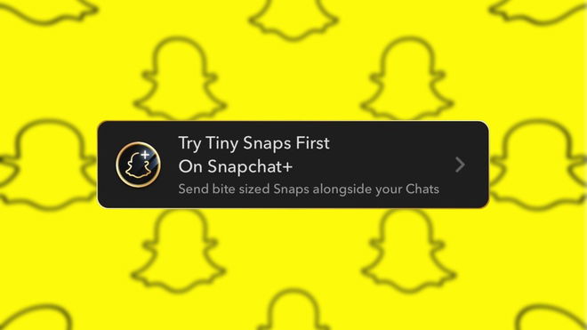 An image of "Tiny Snaps" on Snapchat