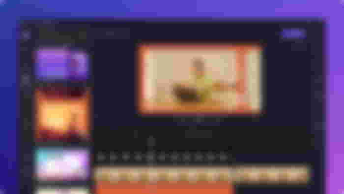 An image of the Clipchamp interface.