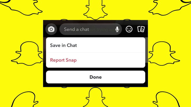 Snapchat Remix not working - An image of the Snapchat remix option not showing for a snap