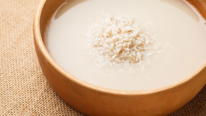 rice method for weight loss TikTok - An image of rice water
