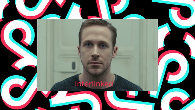 An image of Ryan Gosling from Blade Runner 2049 with "Interlinked" as text over it - TikTok meaning