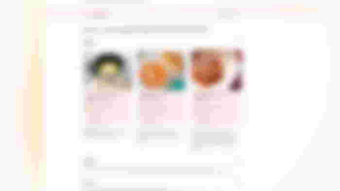 Customized meal plan using Search