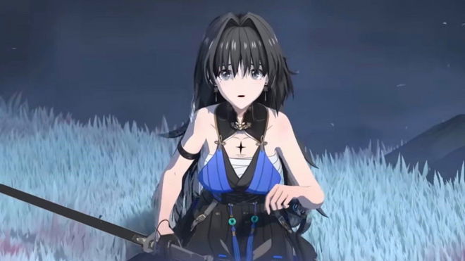 An image of a female anime character with a sword from Wuthering Waves - Fatal error on launch