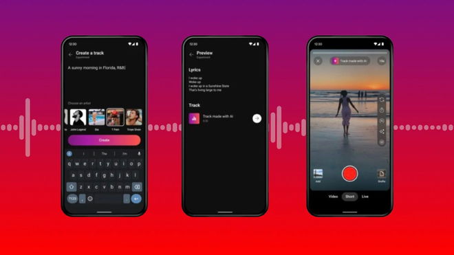 How to use Dream Track AI - An image of the Dream Track AI tool on phone
