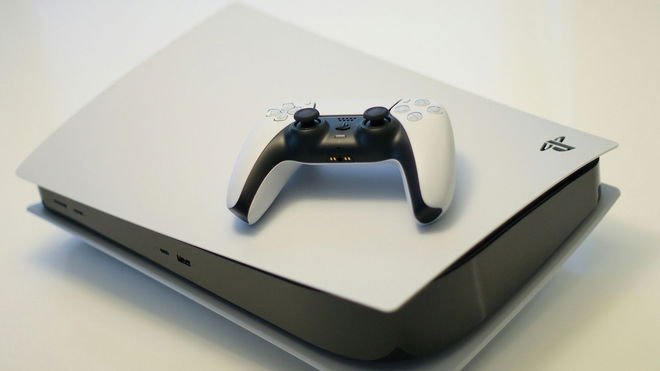 PlayStation 5 Console with a DualSense Controller.