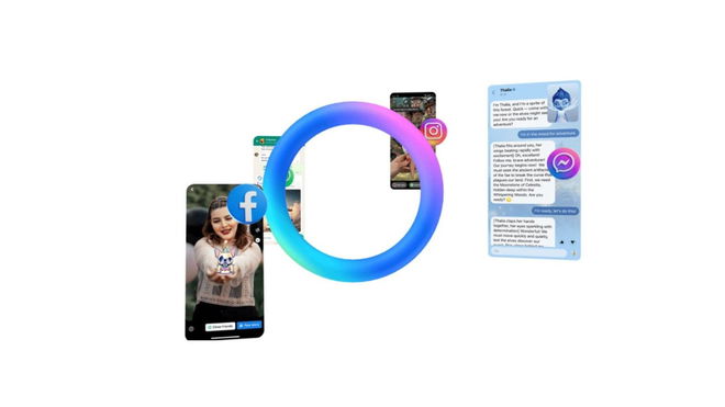 How to turn off Meta AI on Instagram and Facebook - An image of the logo of Meta AI