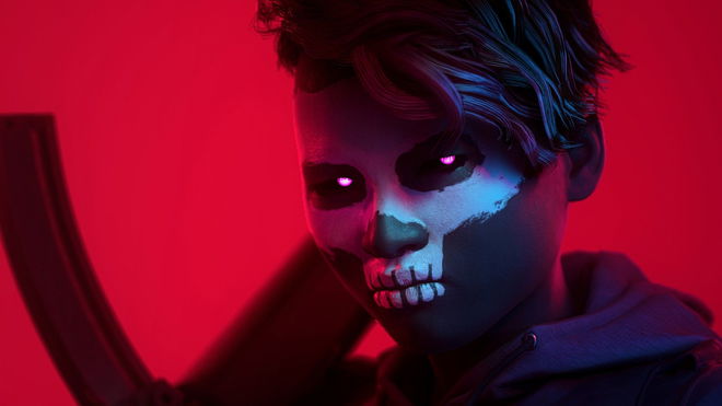 The Finals server status - An image of a person in ghost mask in a red background
