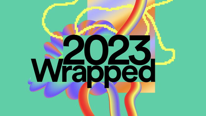 An image of the logo of Spotify Wrapped 2023