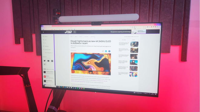 dough monitors unboxed a dough monitor with red background