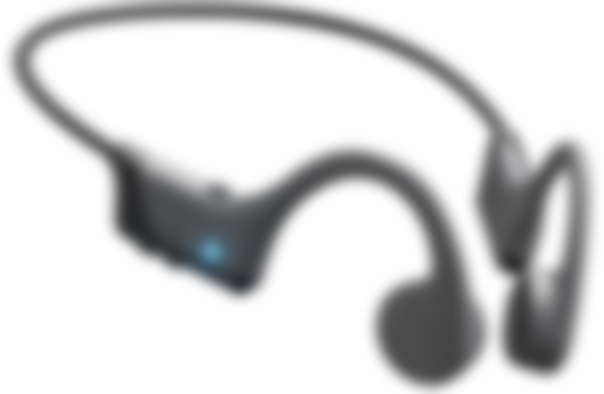Best bone conduction headphones - Kimwood product image of thin black wrap-around headphones