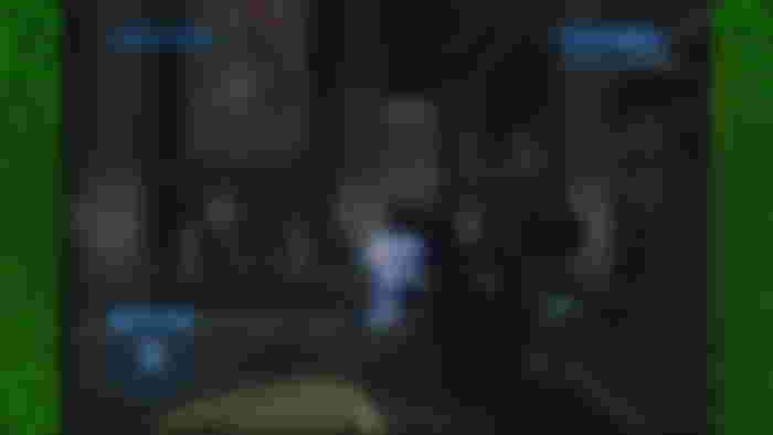 A first person screenshot of Halo 2 running on the EON Gaming XBHD adapter