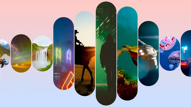 An image of several video visuals used by the Google video-to-audio (V2A) AI