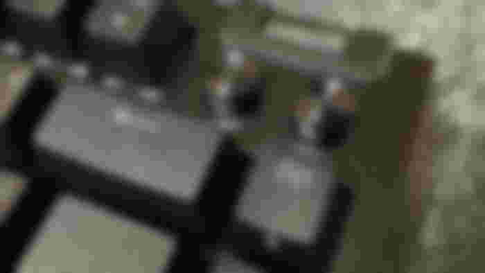Close up of the media controls and scroller on the Blackwidow V4 75%