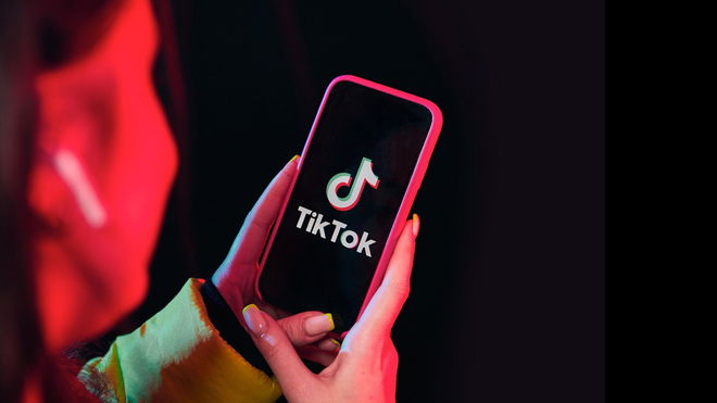 TikTok "Verify to continue" - An image of a person seeing TikTok on their phone