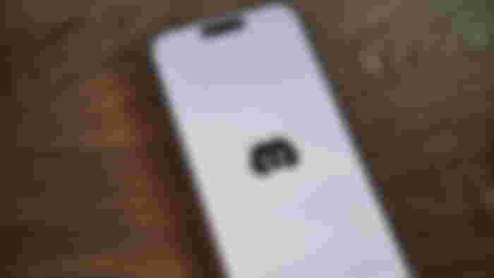 Discord logo on Iphone.
