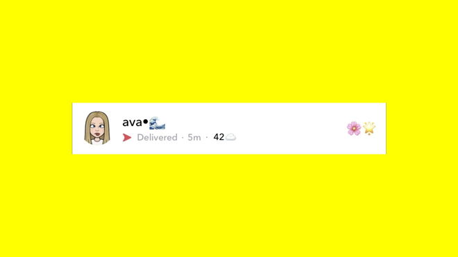 Snapchat flashing text meaning