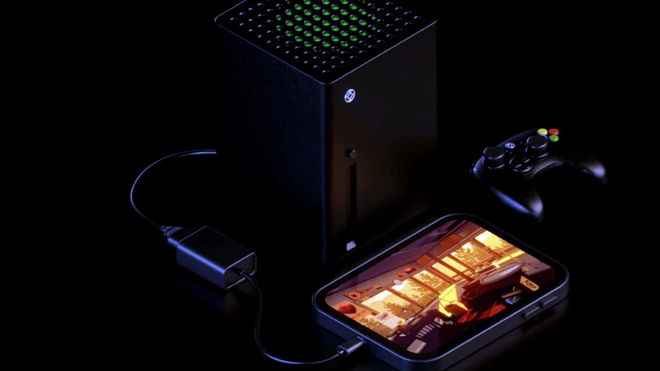 The Orion app connecting an Xbox Series X to an iPad mini