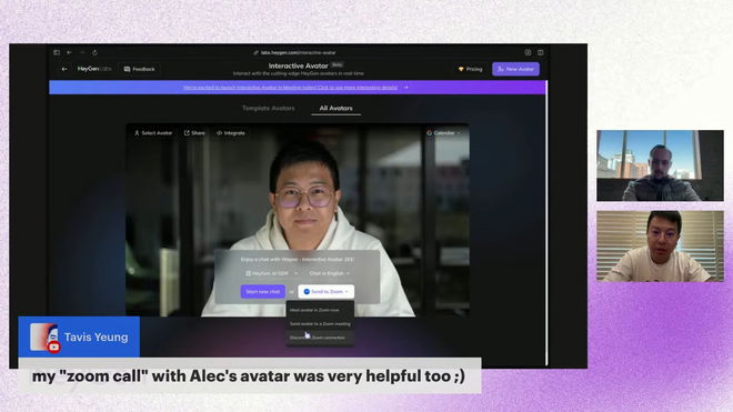 HeyGen avatar
