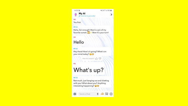 How to change Snapchat text size on Android