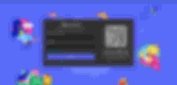 A screenshot showing the Discord login page on a Steam Deck device