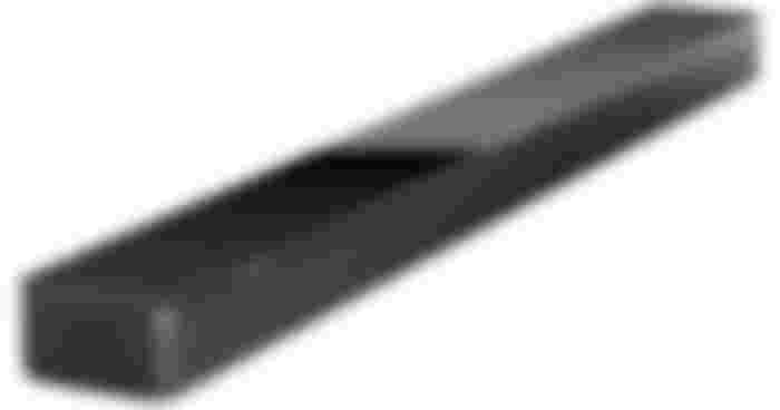 Bose Smart Soundbar 700 product image of a long black rectangular soundbar.