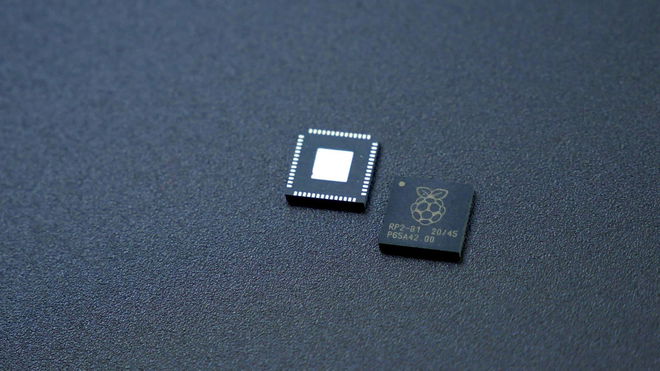 Two RP2040 microcontrollers.