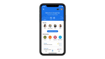 Google Pay error code U13 - An image of the Google Pay app on an iPhone