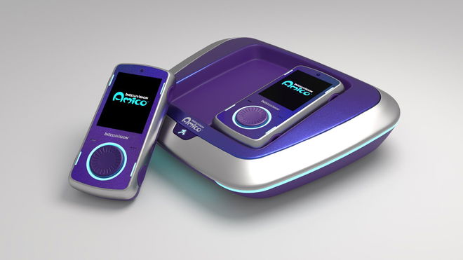 Intellivision needs more money to make Amico console - purple Intellivision Amico console