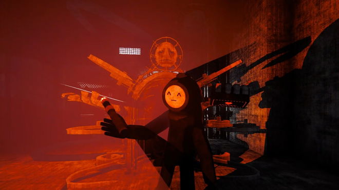 Character unaware of a monster in Content Warning screenshot