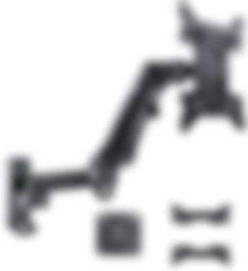 Best wall mount monitor arm - HUANUO durable monitor arm
