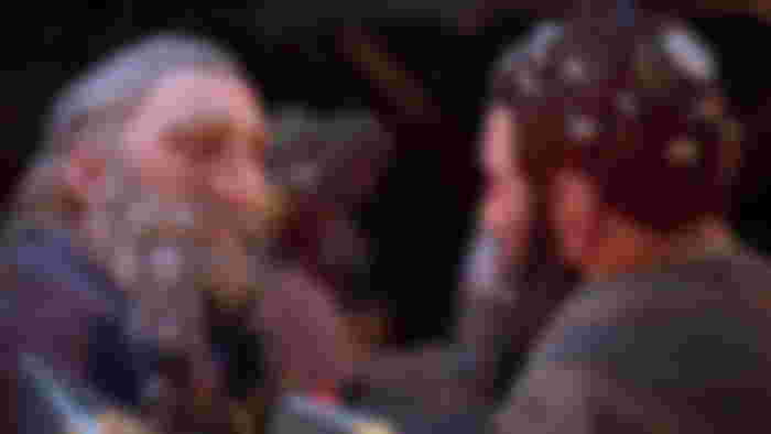 Return to Moria's Gimli talking to another dwarf