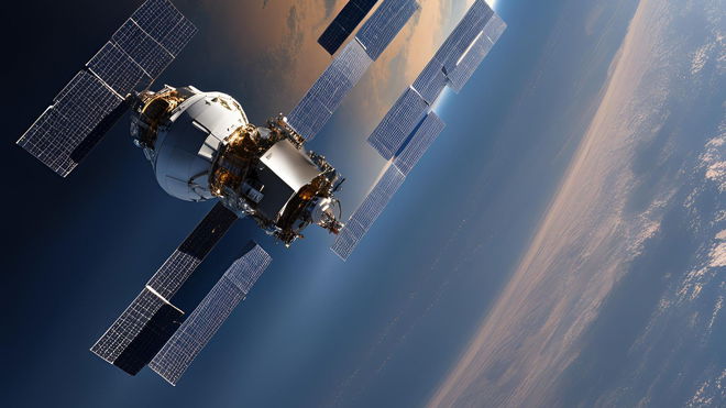 AI generated satellite