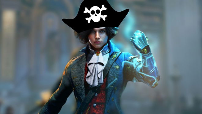 Pinocchio in Lies of P wearing a pirates hat
