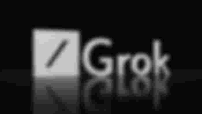 Grok X AI Logo in 3D