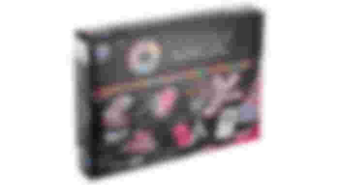A black box featuring different card tricks on the box.
