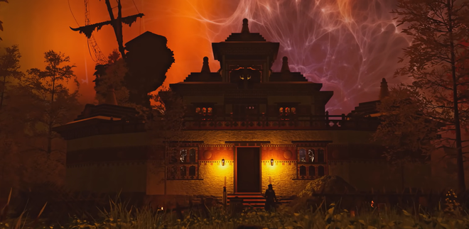 A house beneath a cosmic sky in Nightingale.