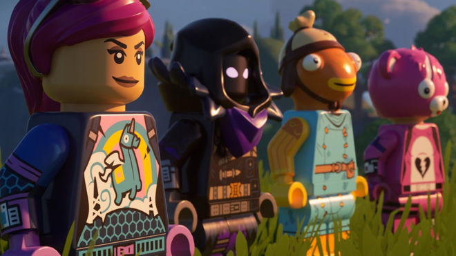Fortnite servers not responding - An image of some LEGO people in Fortnite