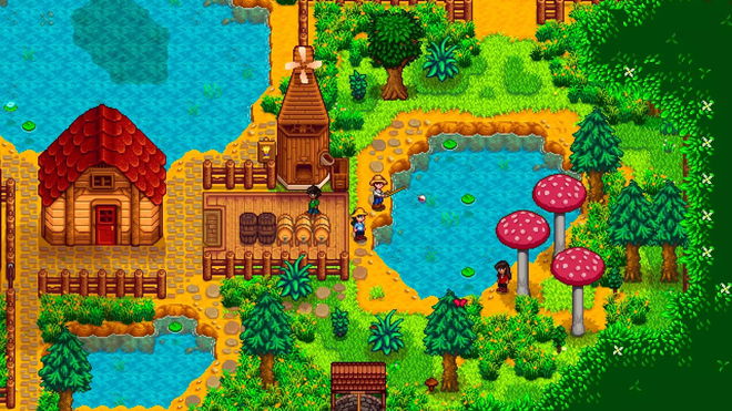 Mobile games like Stardew Valley - fishing in Stardew Valley